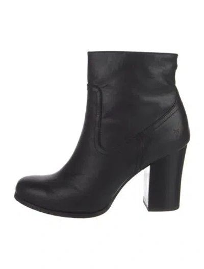 Pre-owned Frye Leather Boots In Black