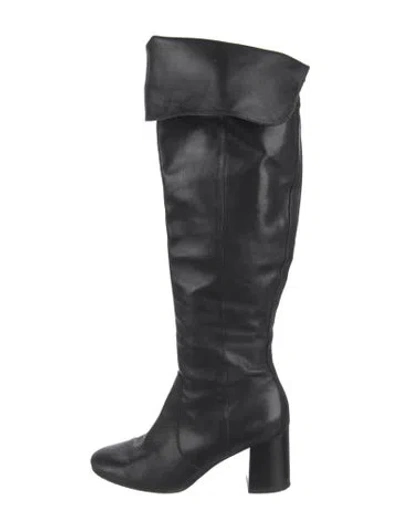 Pre-owned Frye Leather Boots In Black