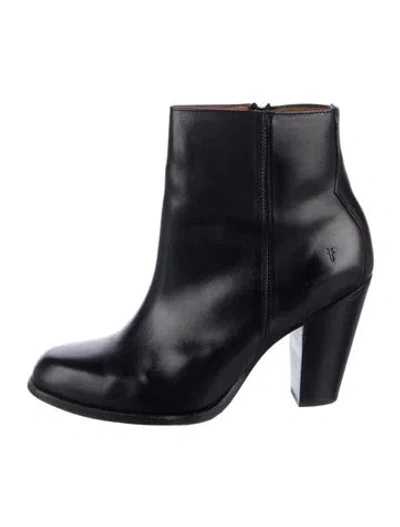 Pre-owned Frye Leather Boots In Black