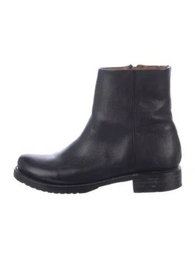 Pre-owned Frye Leather Boots In Black