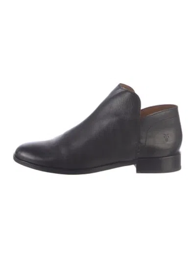 Pre-owned Frye Leather Boots In Black