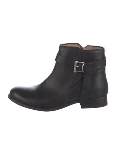 Pre-owned Frye Leather Boots In Blue