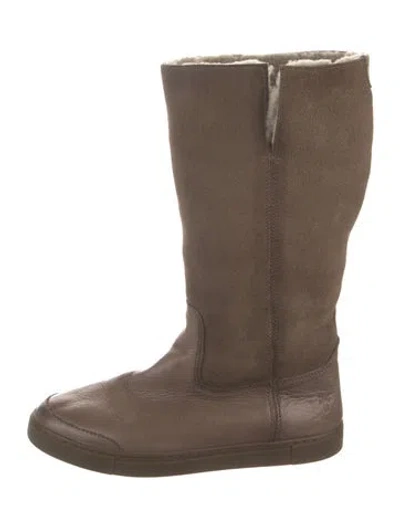 Pre-owned Frye Leather Boots In Brown