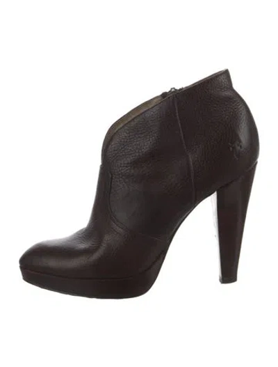 Pre-owned Frye Leather Boots In Brown