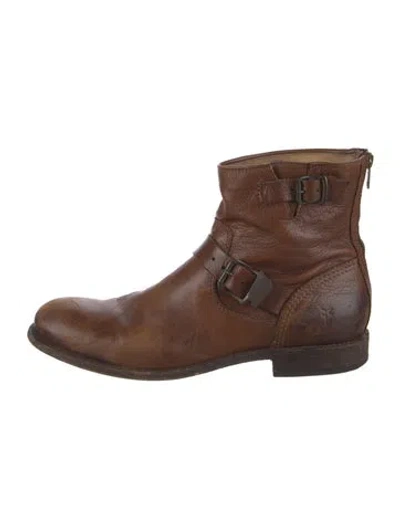 Pre-owned Frye Leather Boots In Multi