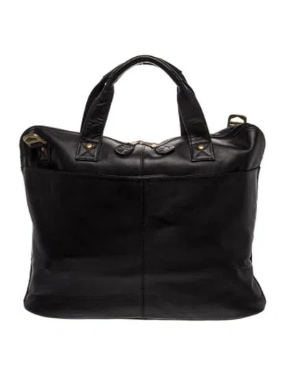 Pre-owned Frye Leather Briefcase In Black