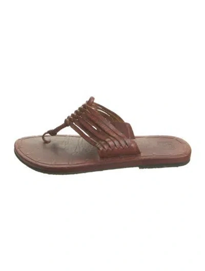 Pre-owned Frye Leather In Brown