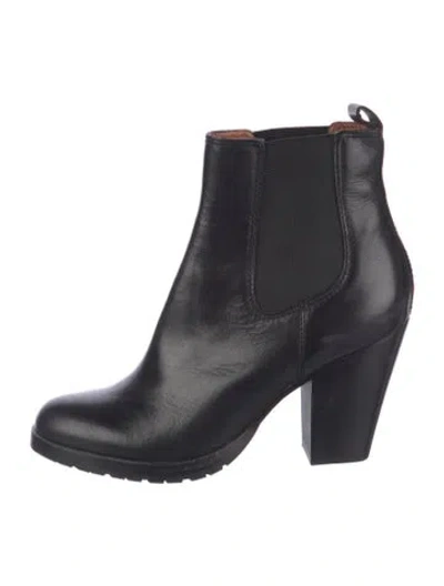 Pre-owned Frye Leather Chelsea Boots In Black