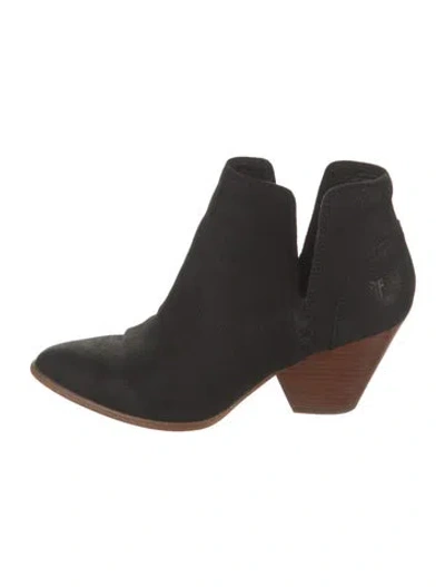 Pre-owned Frye Leather Chelsea Boots In Black