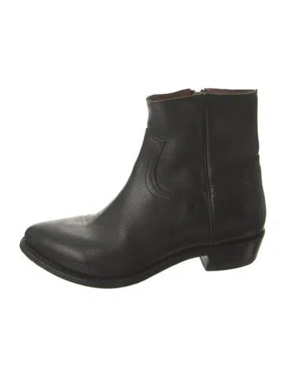 Pre-owned Frye Leather Chelsea Boots In Black