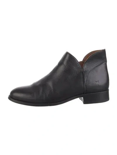 Pre-owned Frye Leather Chelsea Boots In Black