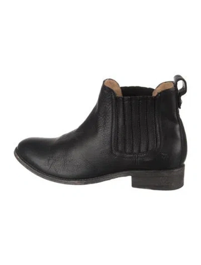 Pre-owned Frye Leather Chelsea Boots In Black