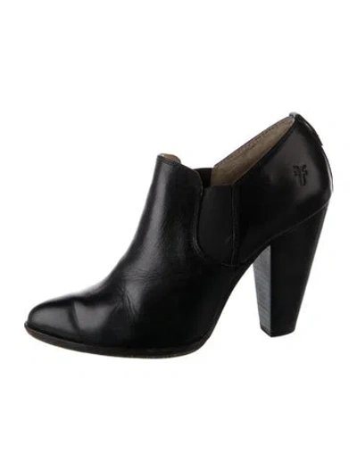 Pre-owned Frye Leather Chelsea Boots In Black