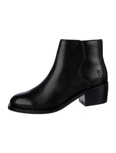 Pre-owned Frye Leather Chelsea Boots In Black