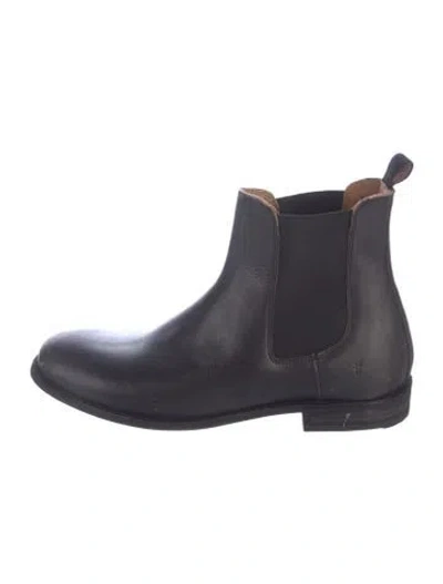 Pre-owned Frye Leather Chelsea Boots In Blue