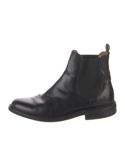 Pre-owned Frye Leather Chelsea Boots In Blue