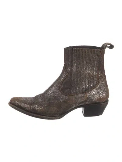 Pre-owned Frye Leather Chelsea Boots In Brown