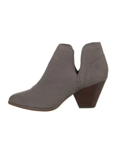 Pre-owned Frye Leather Chelsea Boots In Brown/grey
