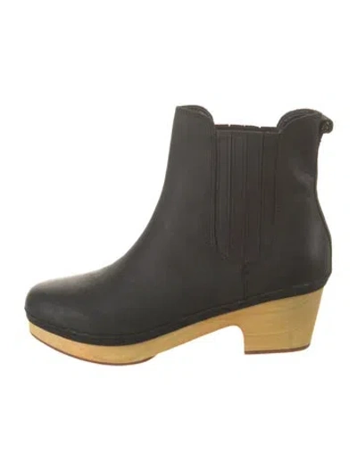 Pre-owned Frye Leather Chelsea Boots In Green