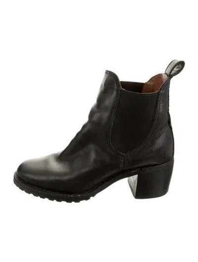 Pre-owned Frye Leather Chelsea Boots In Green