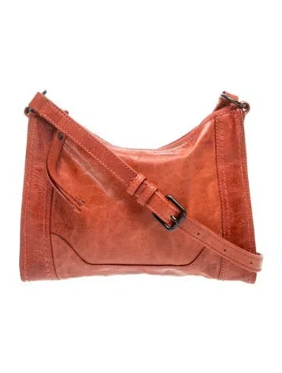 Pre-owned Frye Leather Crossbody Bag In Brown