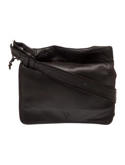 Pre-owned Frye Leather Crossbody Bag In Grey