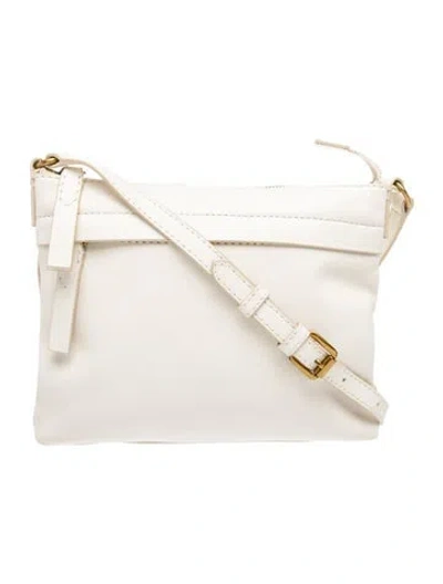 Pre-owned Frye Leather Crossbody Bag In Neutral