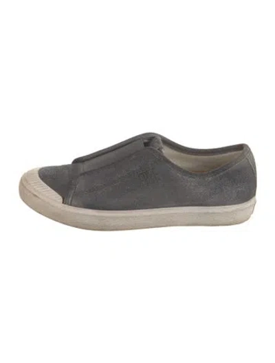 Pre-owned Frye Leather Flats In Black