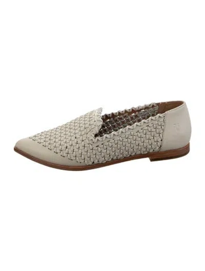 Pre-owned Frye Leather Flats In Gold