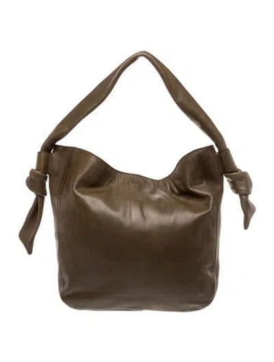 Pre-owned Frye Leather Hobo In Brown