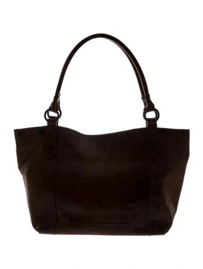 Pre-owned Frye Leather Hobo In Brown