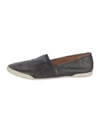 Pre-owned Frye Leather Loafers In Black
