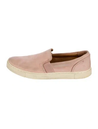 Pre-owned Frye Leather Loafers In Pink