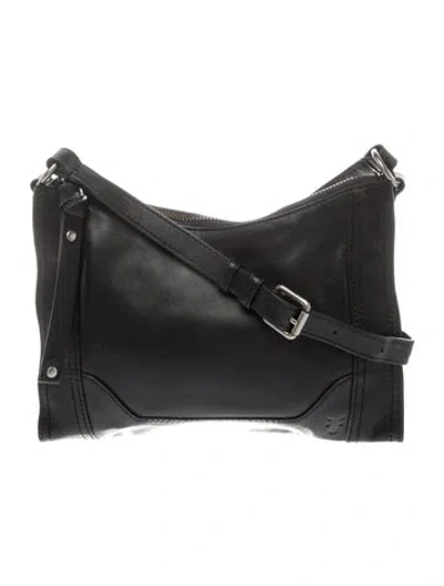 Pre-owned Frye Leather Messenger Bag In Gray
