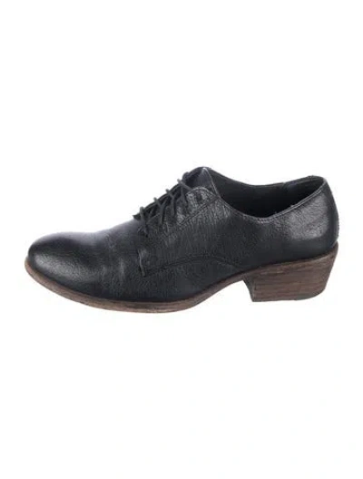 Pre-owned Frye Leather Oxfords In Blue