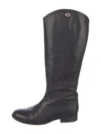 Pre-owned Frye Leather Riding Boots In Blue