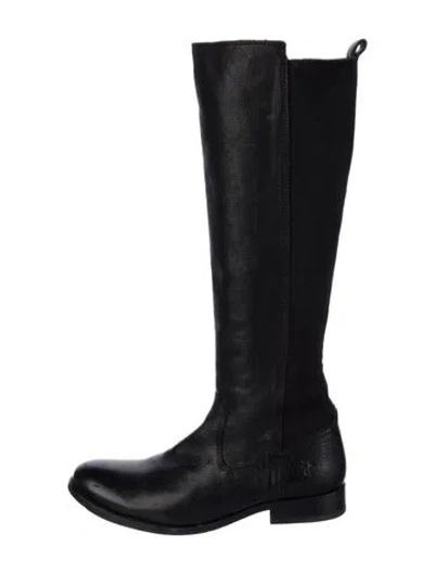 Pre-owned Frye Leather Riding Boots In Blue