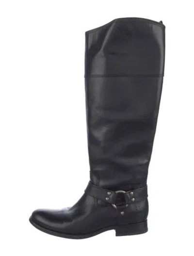 Pre-owned Frye Leather Riding Boots In Multi