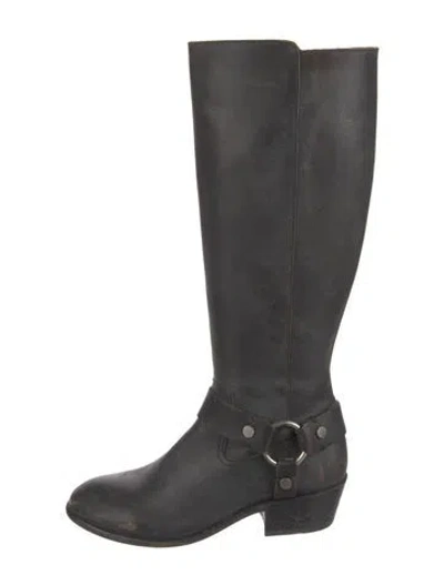 Pre-owned Frye Leather Riding Boots In Multi