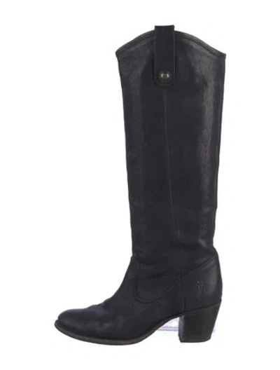 Pre-owned Frye Leather Riding Boots In Multi