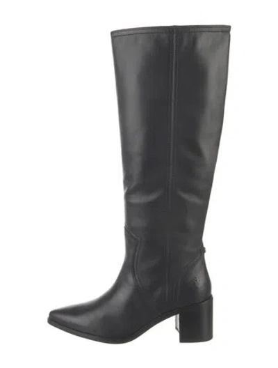 Pre-owned Frye Leather Riding Boots W/ Tags In Black
