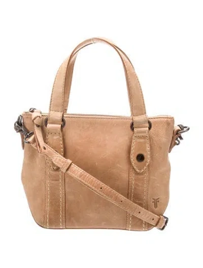 Pre-owned Frye Leather Shoulder Bag In Brown