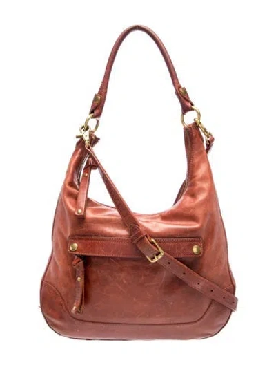 Pre-owned Frye Leather Shoulder Bag In Brown