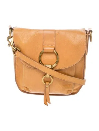 Pre-owned Frye Leather Shoulder Bag In Brown