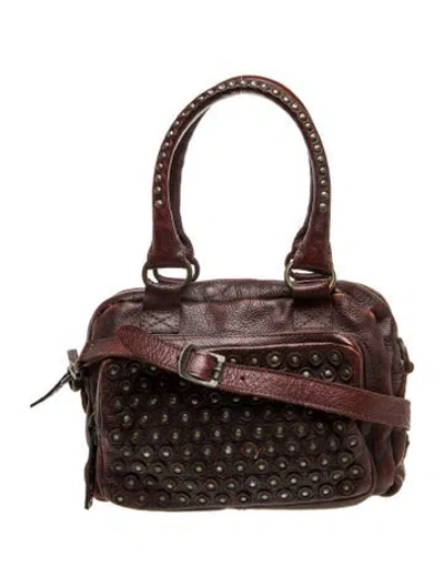 Pre-owned Frye Leather Shoulder Bag In Brown