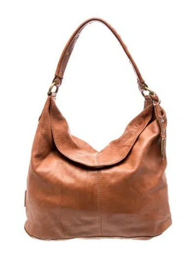 Pre-owned Frye Leather Shoulder Bag In Brown