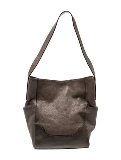 Pre-owned Frye Leather Shoulder Bag In Brown