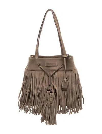 Pre-owned Frye Leather Shoulder Bag In Brown