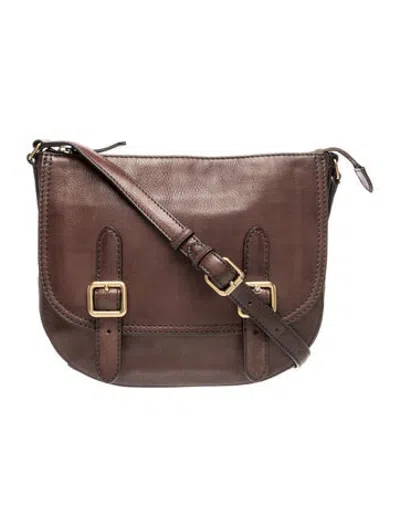 Pre-owned Frye Leather Shoulder Bag In Brown