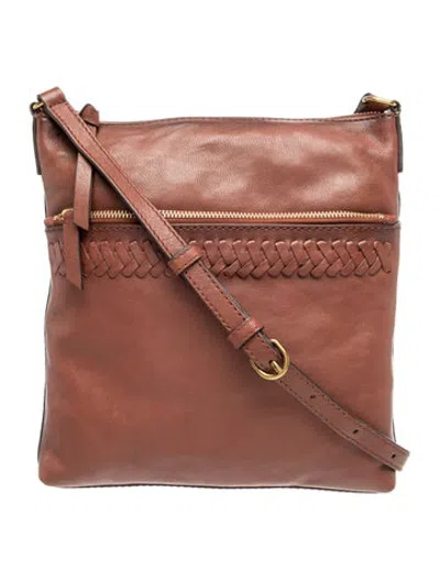 Pre-owned Frye Leather Shoulder Bag In Brown